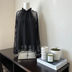 Tristan⎪Lace Black Top